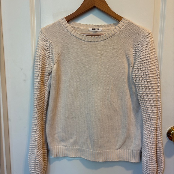 BB Dakota Cream Crew Neck Sweater - Picture 1 of 5